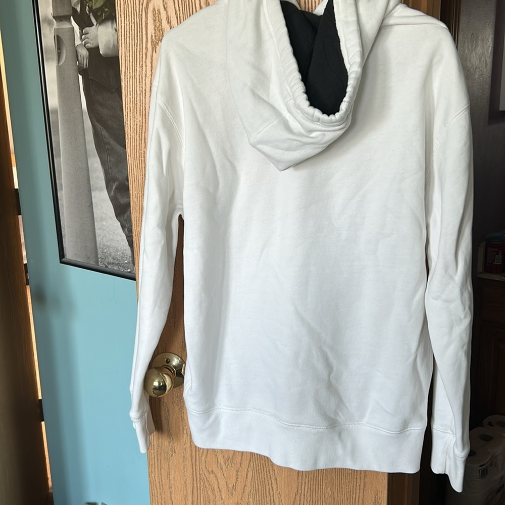 Hollister White Hoodie for Men - Picture 2 of 4